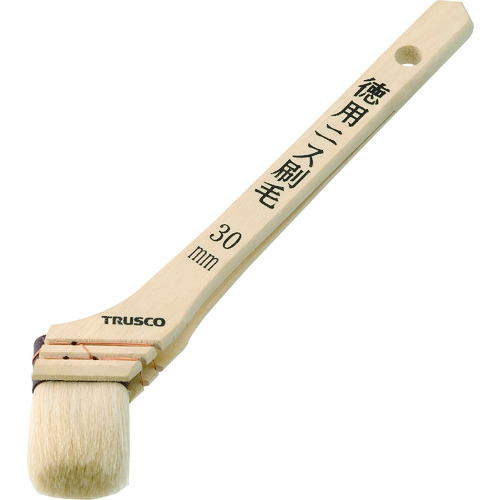 【TRUSCO】ＴＲＵＳＣＯ　徳用ニス刷毛木柄　１０号